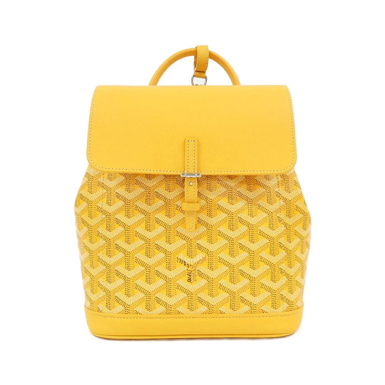 Pre-owned Goyard Calfskin Tote Bags Alpin Mini Coated Canvas Backpack