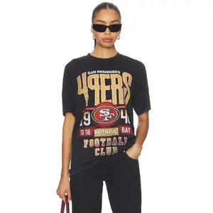 The Wild Collective 49ers Premium Band Tee in Black