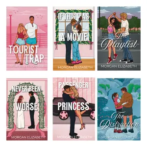 Morgan Elizabeth Exclusive Character Cover Novel Signed Paperback Bundle - Six books plus Swag Art & Stickers