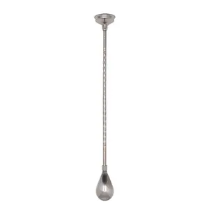BarConic® Stainless Steel Bar Spoon with Funnel - Cocktails Stirring Utensil for Bar and Kitchen Use