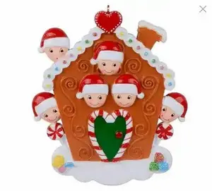 QY Wholesale custom 2023 New Christmas Resin Pendant Christmas Tree Ornaments Small Charm Christmas Ornaments