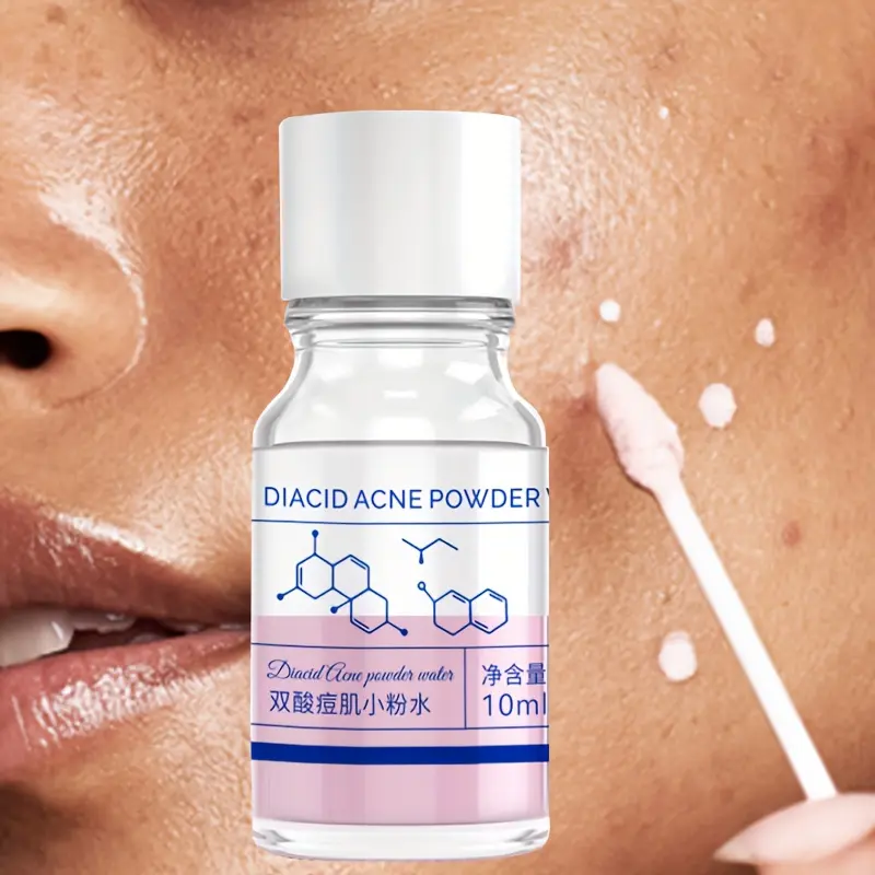 Dual Acid Care Pink Salicylic Acid Essence - Contains salicylic acid, lactic acid, calamine, softens and smooths skin, moisturize and control oil, Blemish control, Blemish Relief, Dark Spots Removal, non-irritating, night use