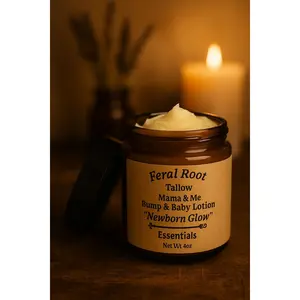 Mama & Me Bump & Baby Tallow Lotion – Newborn Glow