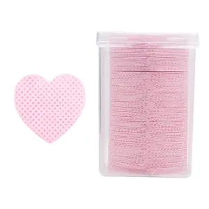 Non Woven Fabric Wipes Eyelash Extension Glue Wipes Glue Cleaning Cotton Pad
