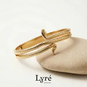 Naia Snake Wrap Bangle | BNG003