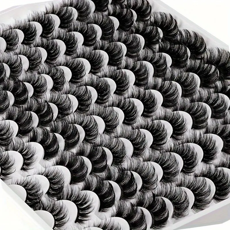 6 Styles False Eyelashes, 48 Pairs Wispy Feline Lash Look Cat Eye Look Faux Cluster Lashes, Natural Curling Eye Makeup Strip Lashes, Volumized False Eyelashes, Fluffy Eyelashes, Trending Makeup, Summer Makeup, Korean Makeup, Cosmetic False Lashes