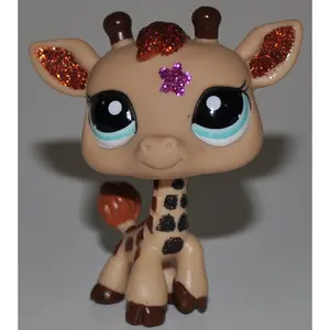 Giraffe #2348 (Sparkle Star) - Littlest Pet Shop (Retired) Collector Toy - LPS Collectible Replacement Figure - Loose (OOP Out of Package & Print)