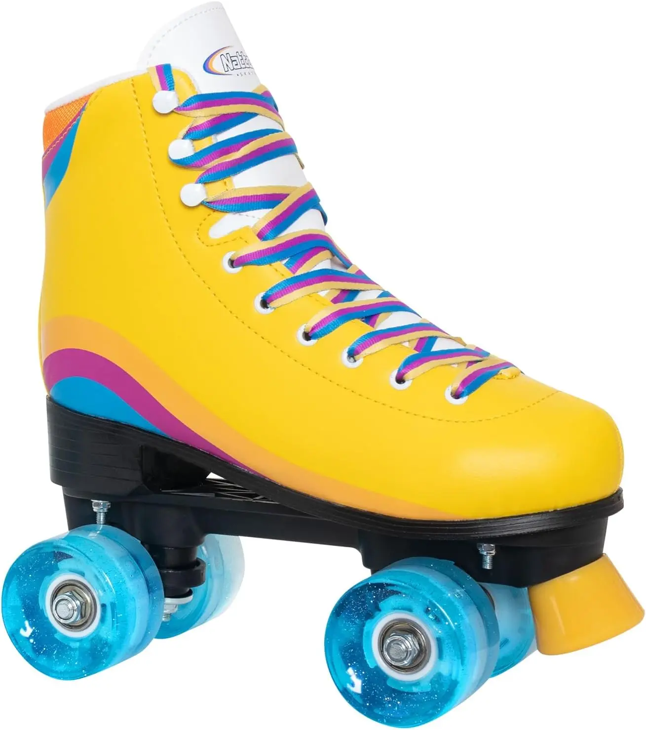 Women's Fashionable Roller Skates, Beginner Quad Roller Skates for Kids Teens Adults | Stable PU Wheels Indoor Rink Casual Skates