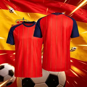 2026 Spain National Home And Away 19# Lamineyamal Pedri Short And Long Sleeve Soccer Jersey Fans Version Breathable