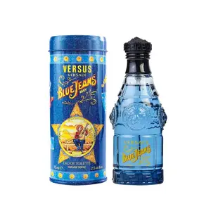 VERSACE Blue Jeans for Men 2.5 oz / 75 ml EDT Spray Cologne Luxurious Perfume Bold Confident Scent