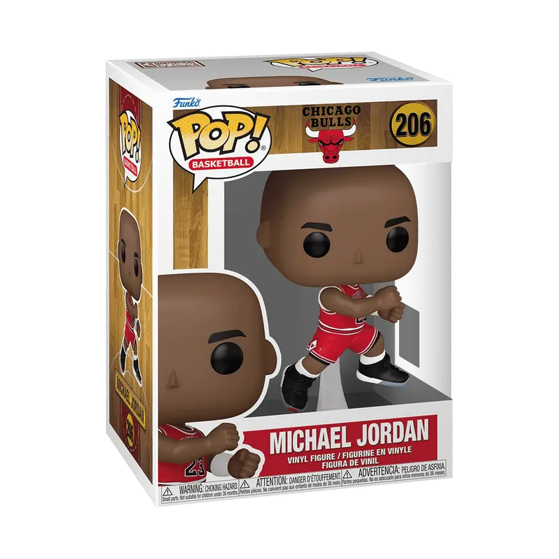 Funko Pop! Chicago Bulls - Michael Jordan (1989 Playoffs) "The Shot" #206 Collectible Pop Vinyl Figure