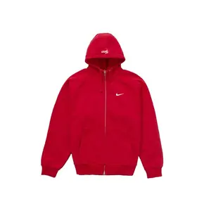 Supreme Men's Nike Zip Up Hooded Sweatshirt Red, from StockX