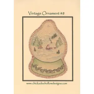 Vintage Christmas Ornament - Snow Globe