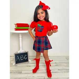 Little Miss Perfect Plaid Skort Set