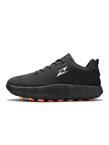 2026 Spring Summer New Breathable Shock Absorption Sneakers, Couples' Textile PVC Sole Sporty Colorblock Shoes, Sizes 38-45