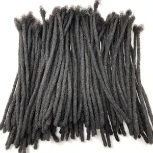 Real Human Hair Dreadlocks Extensions Handmade Medium 1/4" Width Pencil Sized Various Lengths - 25 LOCS