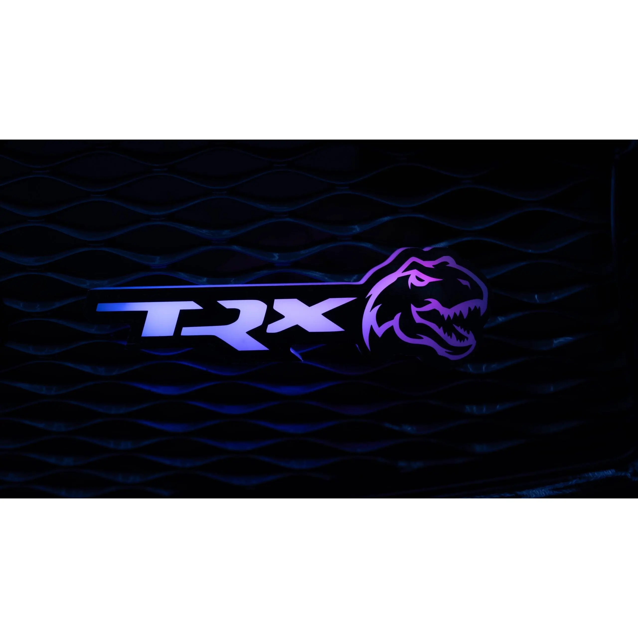 Habibis Carbon RGB Flow Series TRX Dinosaur LED Emblem Light for a RAM TRX Truck - Full RGB Chasing Modes, App-Controlled, Weather-Resistant, OEM-Fit, Plug-and-Play, Universal Car Vinyl Decal, Truck & Car Exterior Accessory, Sticker Custom, Universal Car