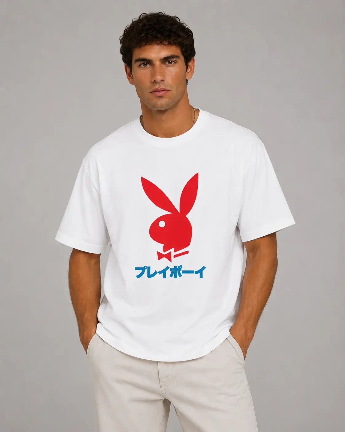 Playboy Japanese Rabbit Head T-Shirt