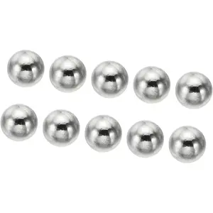 M4 Thread Cap Nuts Knob, 20 Pack Steel Ball Lamp Decoration Screw Caps Nut Cover for Furniture Lighting, Nickel Color