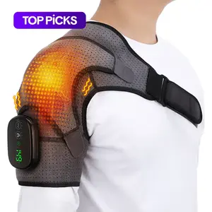 USB Rechargeable Shoulder Massager, 3-speed Heating Massage Shoulder Pad, Portable Shoulder Massage Equipment for Women & Men #TOP PICKS