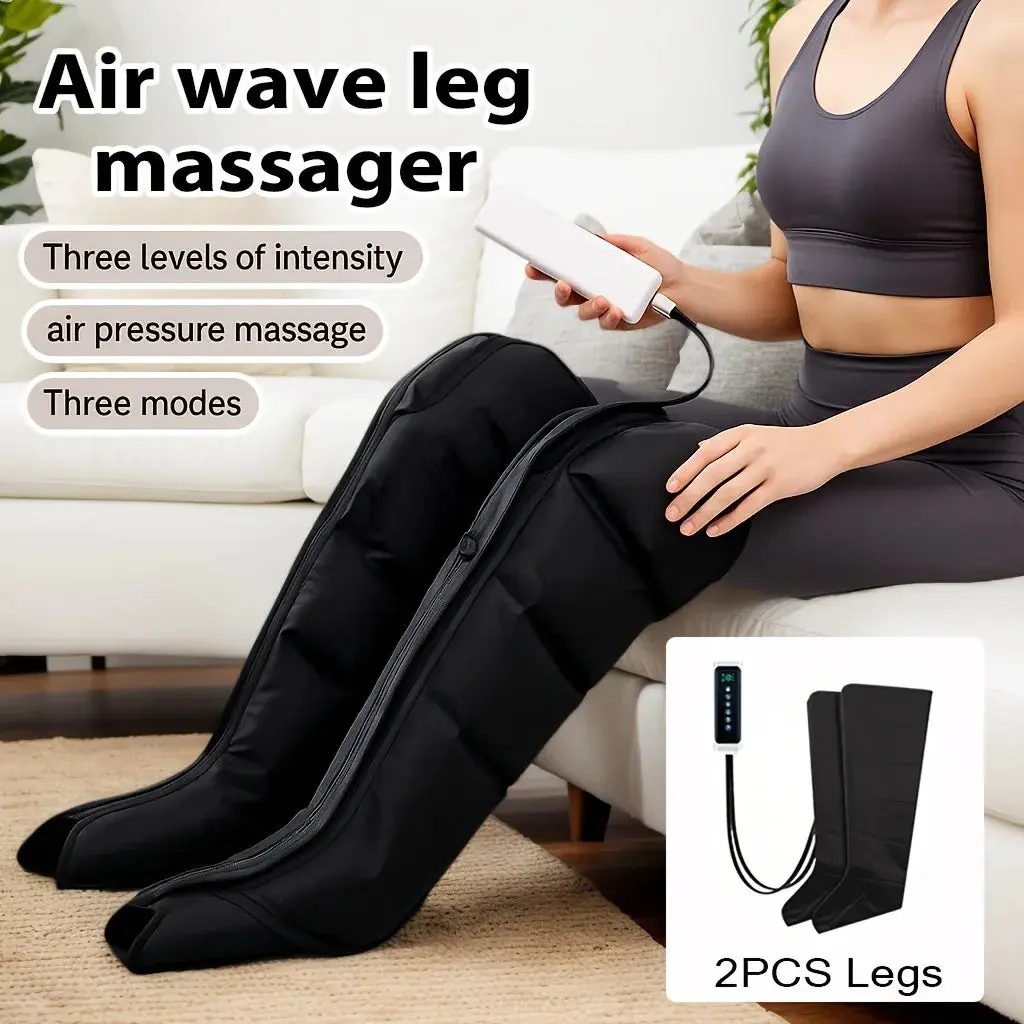 Air Compression Leg Massager Boots | Recovery & Relaxation |