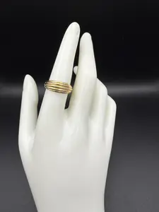 10K Gold Ring Size 7.5 - Luxurious 10K Gold Material, Comfortable Fit Size 7.5, Versatile Design for Any Occasion