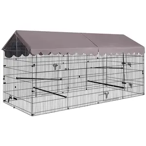 Aivituvin- AIR7009 Heavy Duty Metal Chicken Run