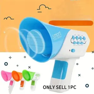 Creative Realistic Voice Changer Toy with 7 Voice Modes, Handheld Prank Speaker, for Kids Aged 3+, Requires 3aa Batteries Voice Changer Loudspeaker Toy Electric Megaphone Roleplay Prank Props Kid Electronic Gift Xmas Party