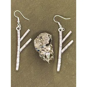 Fehu Rune Earrings