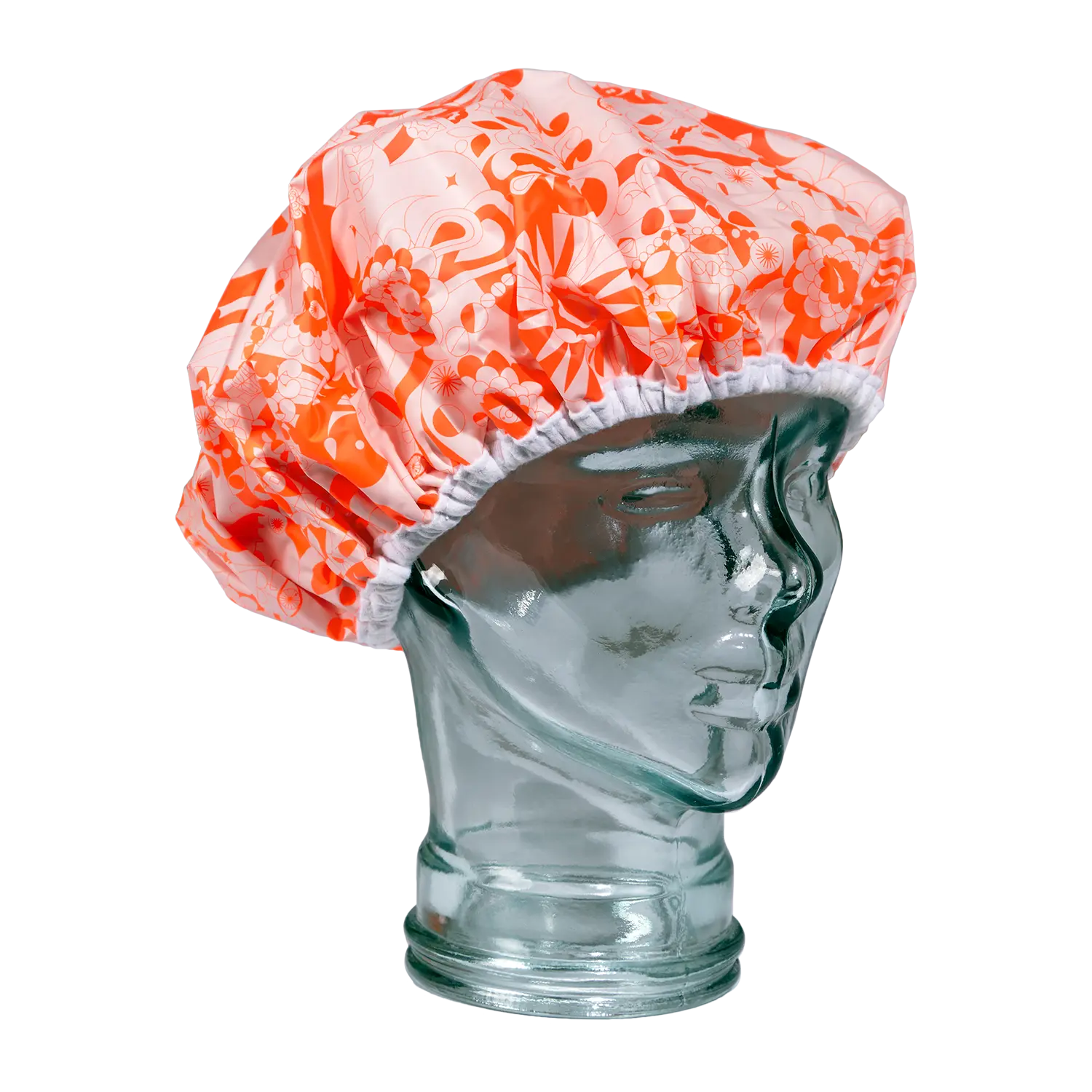 shower cap | pink signature print