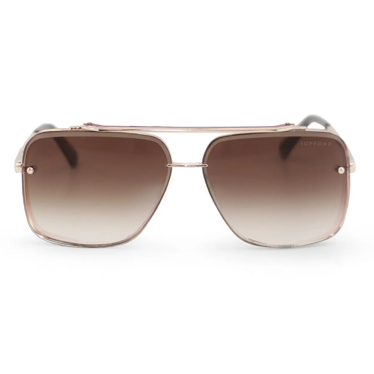 Smaller Bella - Coffee - Tangle Free Aviator Sunglasses - Certified Shatter-Resistant Lenses - UV400 - For Women & Men