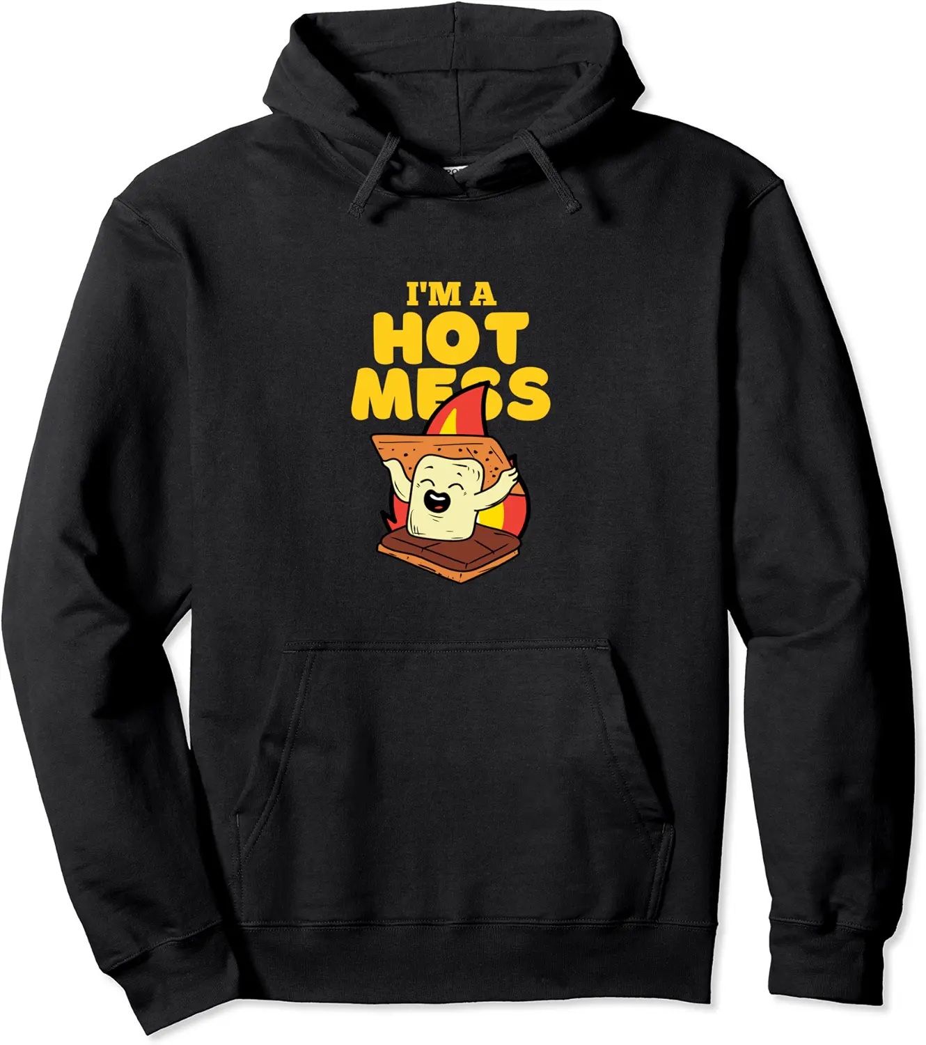 I'm A Hot Mess - S'mores Fun Camping | Marshmallow Pullover Hoodie - Matthewgol Shop 95B0BKZDDTTS