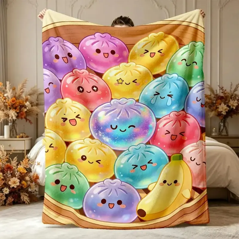 Coquette Bow Blanket Soft Flannel Throw Blanket Cute Pink Bow Print Cozy Warm Blanket for Couch Bed Sofa Dorm Home Office Travel Gift