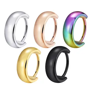 Titanium Broad Hinged Nose Ring | Beauty Mark Jewelry