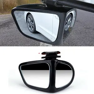 Blind Spot Mirrors, HD 360-Degree Adjustable Small Round Automotive Car Accessories, Accessories for Car for Front/Rear Wheel Visibility & Reversing Assistance