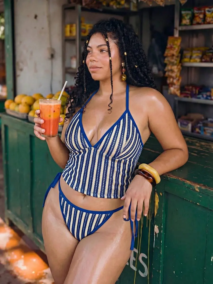 Blue and White