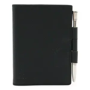 Pre-owned HERMÈS Calfskin Small Leather Goods Hermes Agenda Mini Leather Notebook Cover
