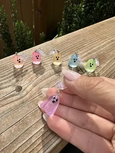 Glow in Dark Ghost Kindle E-Reader Charm, Kobo Kindle Accessories, Phone dust plug