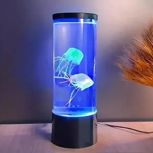 Romantic LED Underwater Light, USB Powered/Batteries Required Underwater Light, Creative Underwater Night Light For Fish Tank, Aquarium, Bathtub & Shower Decor without Battery, Fish Tank Lamp