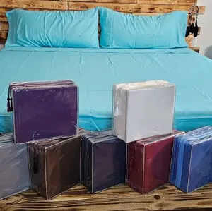 SHEETS 4 pcs Set Queen and King Egyptian Conform 2200 High Strength Yarns Soft Wrinkle-Free Multicolor Design Comfortable Durability Decorative Bedsheet Sets