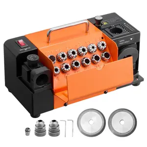 VEVOR Drill Bits Sharpener MR-13A+, 3-15mm Drill Bit Grinder Sharpener with 95-135 Adjustable Point Angle, 5800RPM High Speed Re-Sharpening Machine with 13 Collets CBN Wheel for Workshops GaragesVEVOR Super Brand Day