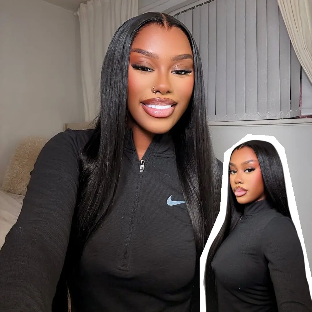 [HOT] AliPearl Wigs Widow's peak Glueless M Hairline Straight 6x8 Lace Closure Wig With Drawstring Ready To Go Wig Pre Cut Pre Plucked Natural Hairline #SummerFinds