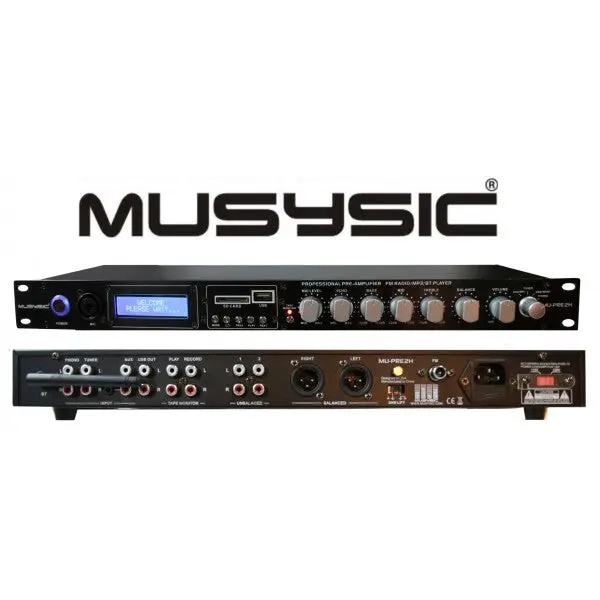Professional Audio Sound Processor Preamp Pre-Amplifier Pre-Amp MU-PRE2H