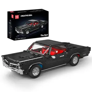 Mould King 10199 Muscle Car Retro Static Car Model Building Block Toy Collectibles 1563 Pcs