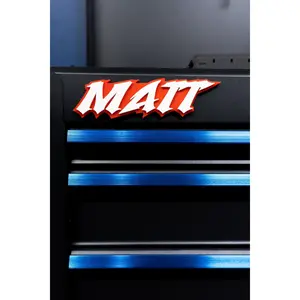Personalized Magnetic Toolbox Name Tag | Milwaukee Style