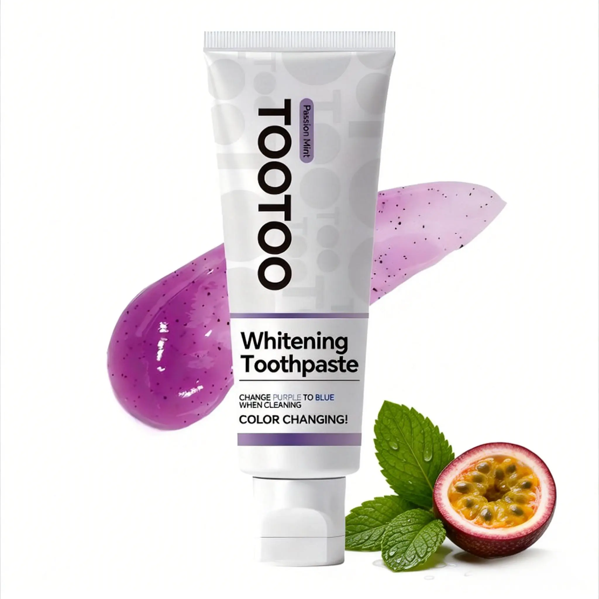 Niacinamide Whitening Toothpaste, 7-Day Brightening Formula and Gentle Stain Remover for Complete Oral Care, 120g