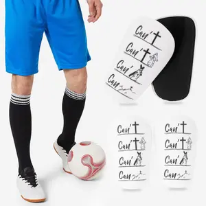 Football Shin Guard, 2 Pairs Mini Football Shin Guard, Football Leg Protector, Football Accessories for Men & Women, Sports & Outdoor Accessories