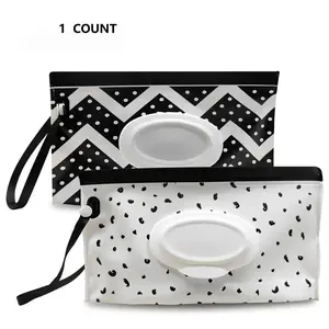Portable Flip-Top Wet Wipe Bag Holder, Self-Sealing Eva Material, Convenient Dispenser Pouch, Ideal for Travel and Daily Use