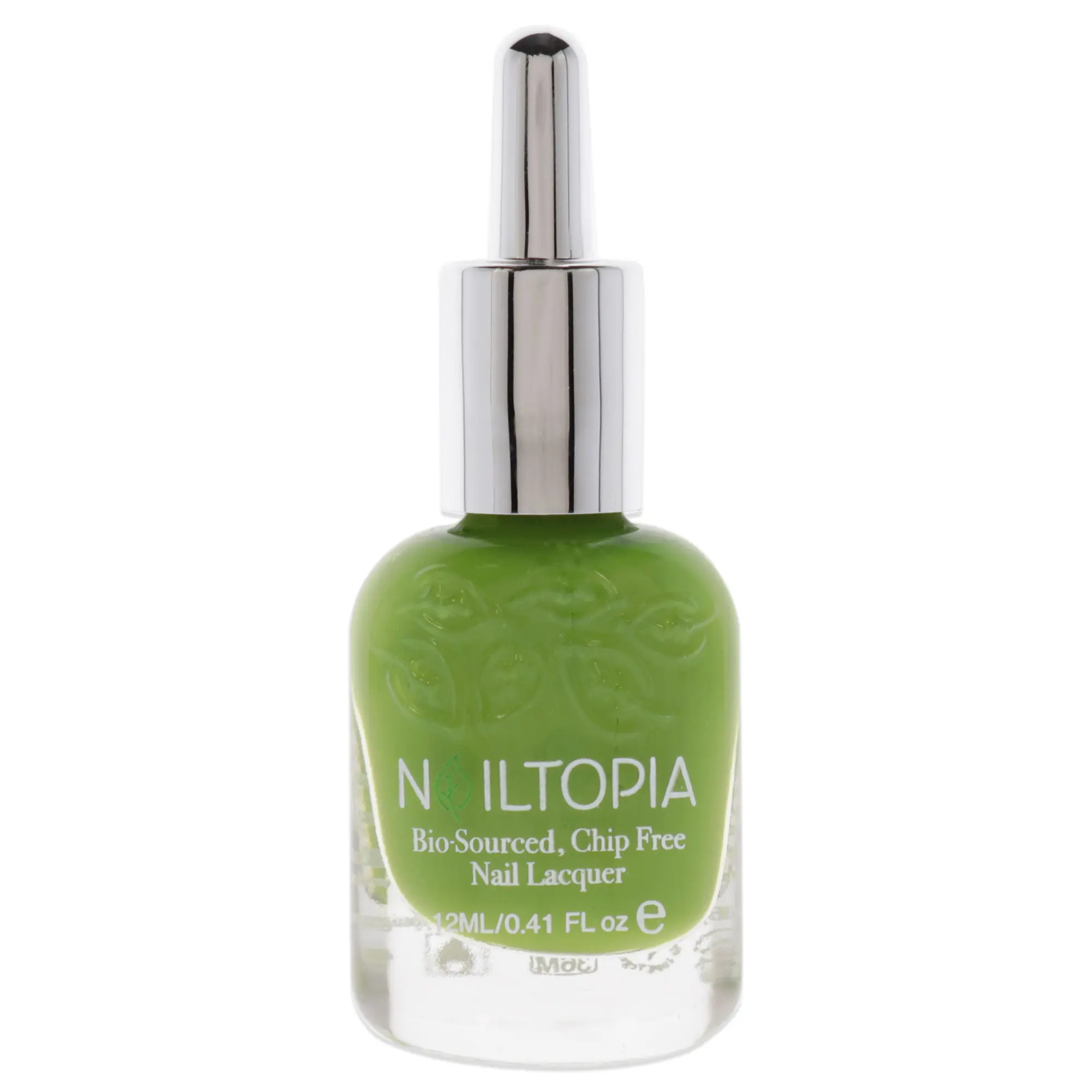 Nailtopia Bio-Sourced Chip Free Nail Lacquer - Green Goddess - Vegan, Cruelty Free Bold Green Nail Polish - Strengthens and Hardens Nails with Natural Superfood Ingredients and Vitamins - 0.41 Oz