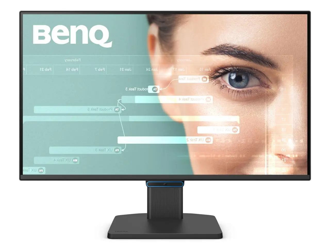 BenQ 24 inch (23.8" viewable) 144 Hz IPS FHD Eye-Care Home Office Monitor 5ms (GtG) 99% sRGB Flat Panel GW2490C
